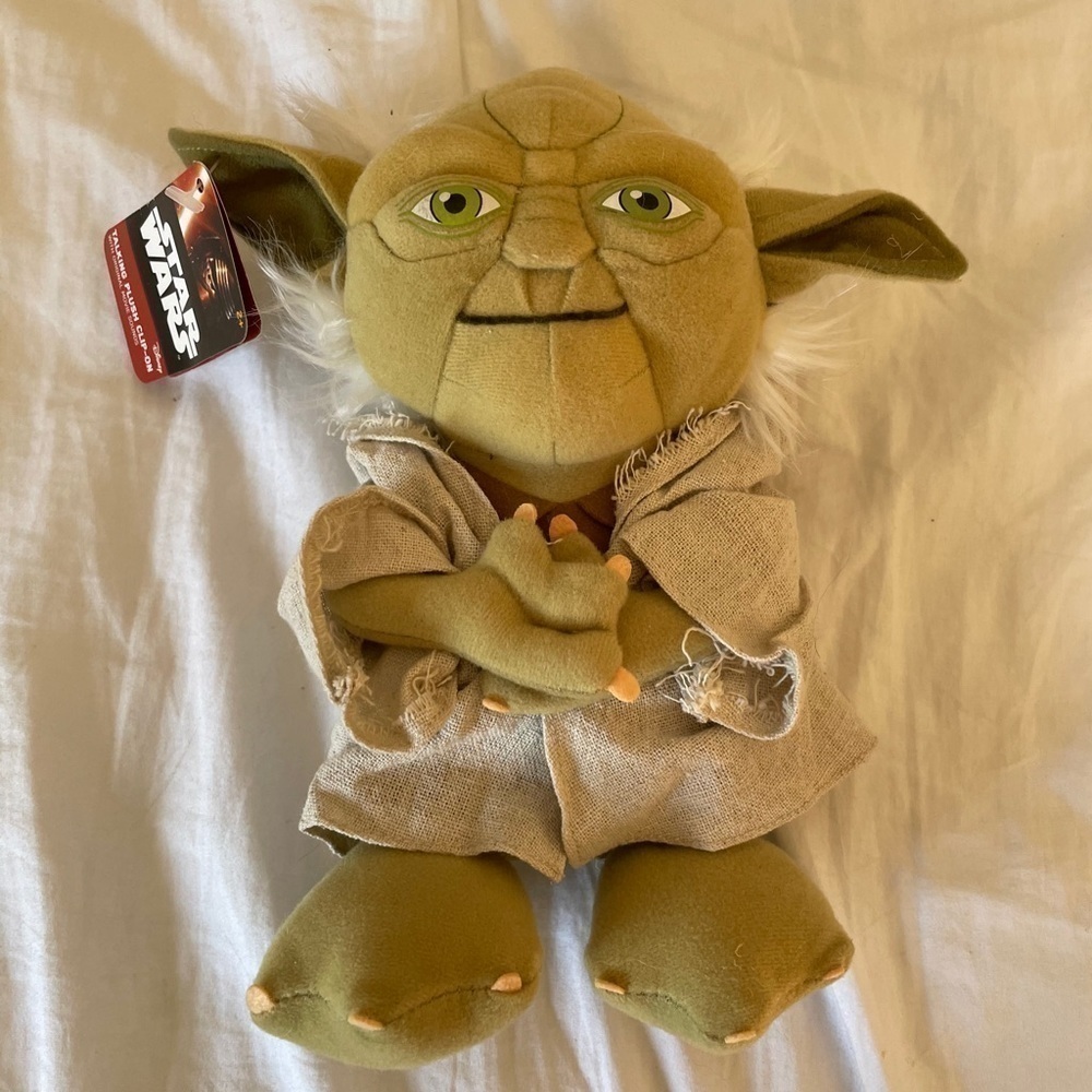 Star Wars Yoda‎ Talking Plush Clip-On Disney Lucasfilm Stuffed Toy with Sounds